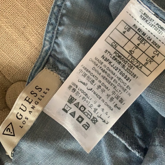 GUESS Flowy Jean Shorts - Picture 3 of 4